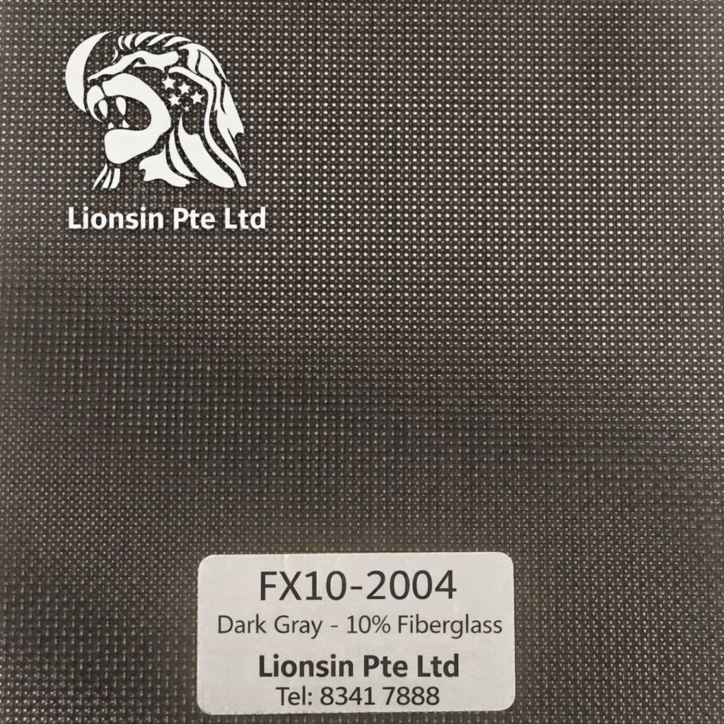10% Dark Grey Ventilation Fabric
