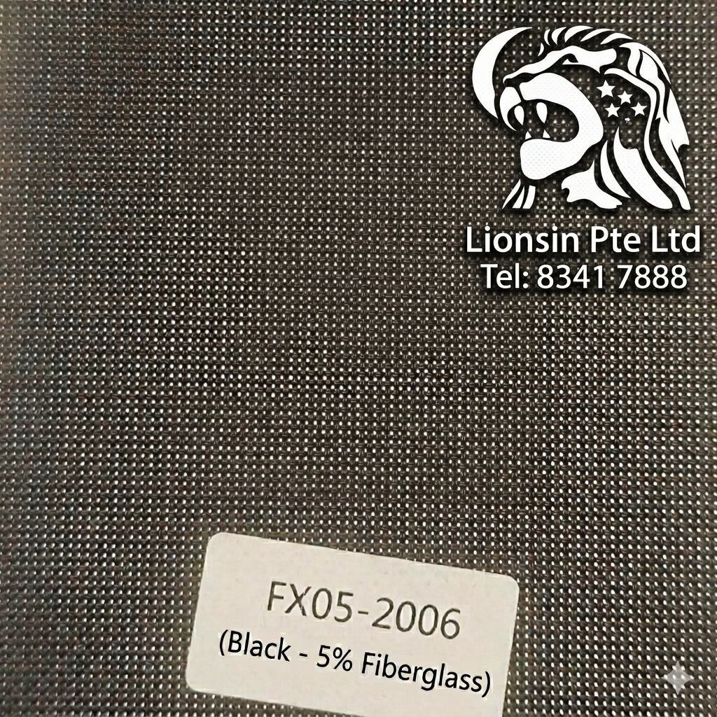 5% Black ScreenView Fabric