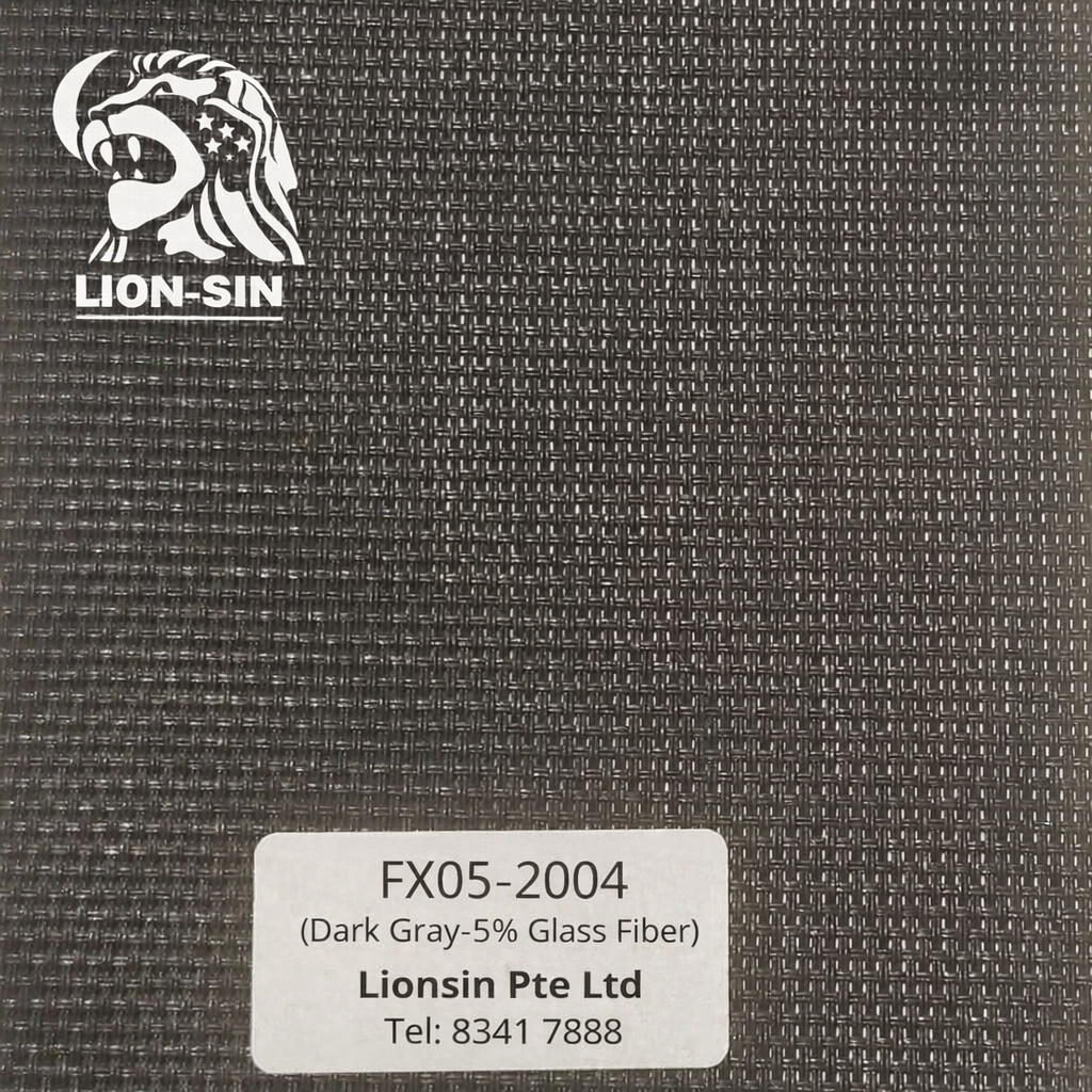 5% Dark Grey ScreenView Fabric