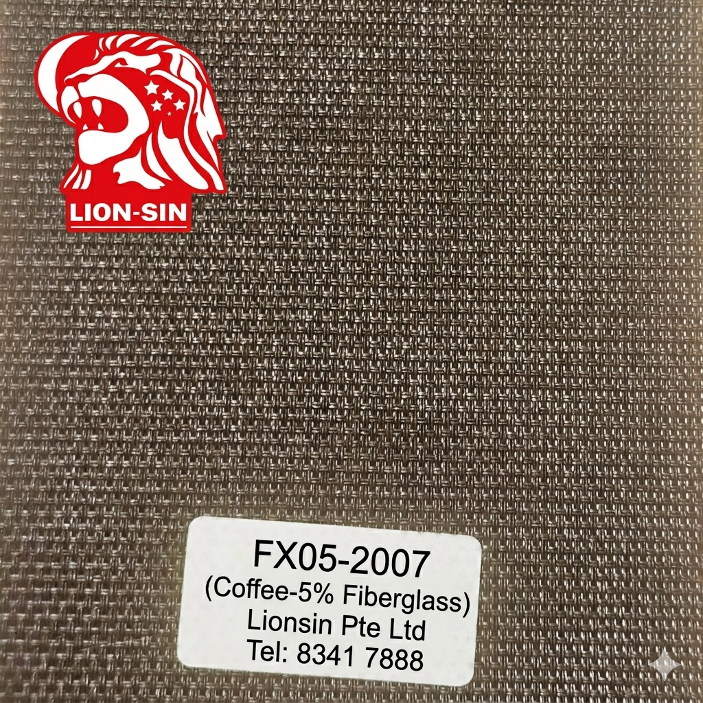 5% Light Coffee ScreenView Fabric